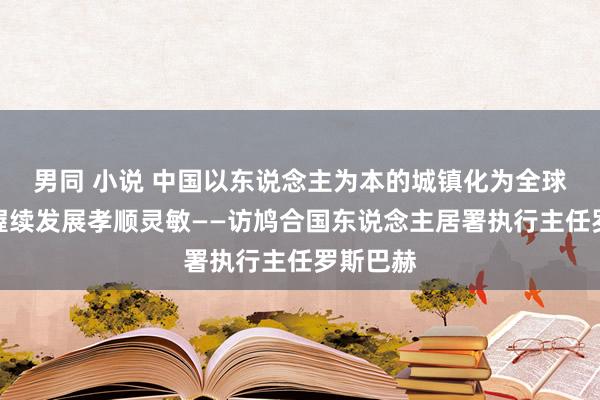 男同 小说 中国以东说念主为本的城镇化为全球城市可握续发展孝顺灵敏——访鸠合国东说念主居署执行主任罗斯巴赫